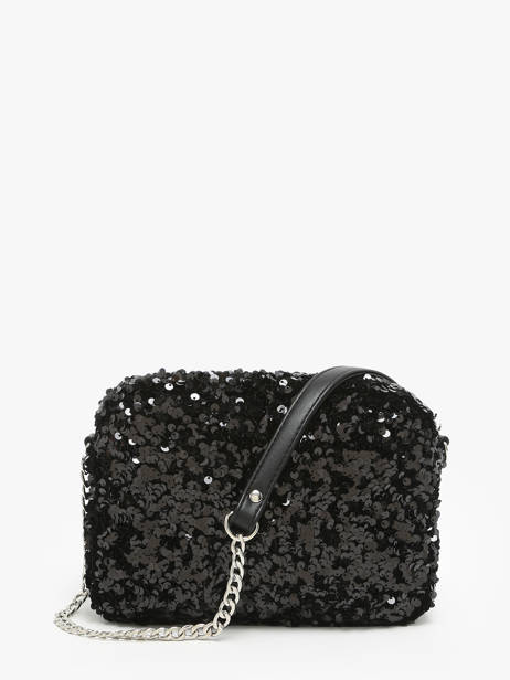 Sac Bandoulière Naina Sequins Sequins Pieces Noir naina sequins 17153226 vue secondaire 3