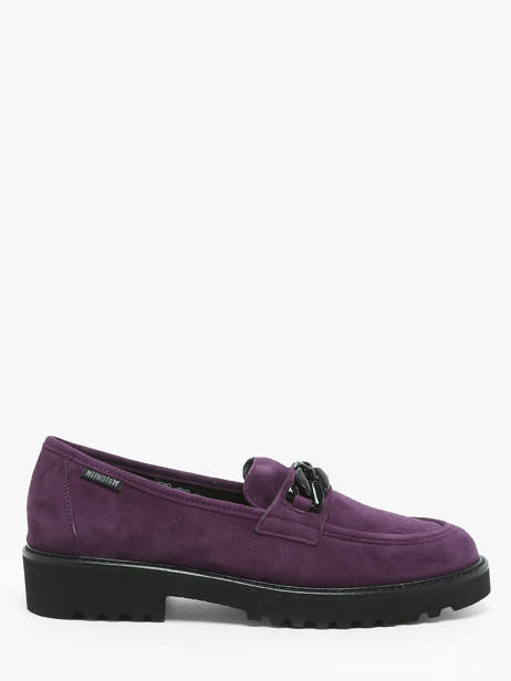 Mocassins Salka En Cuir Mephisto Violet women P5145806