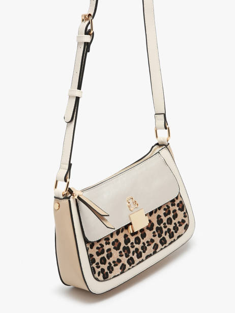 Sac Bandoulière Leopard Lulu castagnette Beige leopard TWIGGY vue secondaire 1