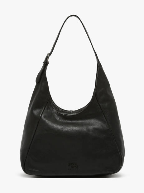 Sac Porté épaule Barcelone Cuir Basilic pepper Noir barcelone BBAC06