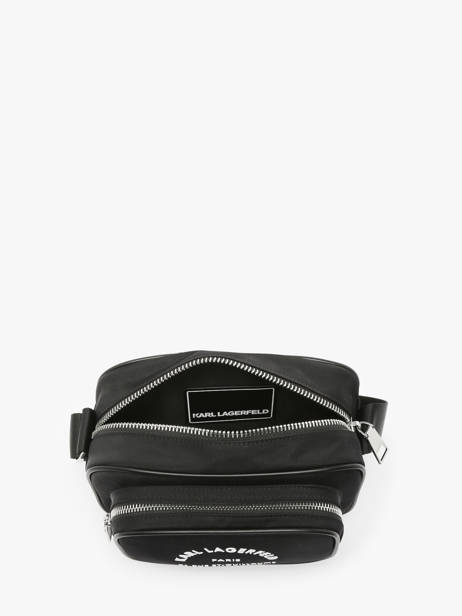 Sac BandouliÃ¨re Rsg Nylon Karl lagerfeld Noir rsg A1M30101 vue secondaire 2
