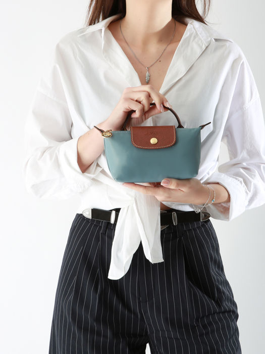 Longchamp Le pliage original Pochettes Bleu