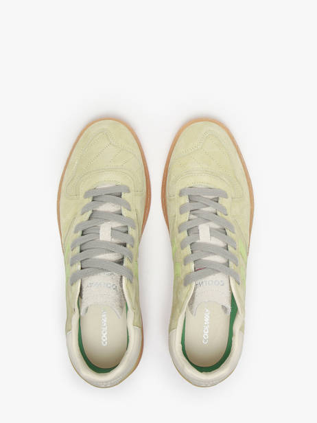 Sneakers Goal En Cuir Coolway Vert men 8603602 vue secondaire 3