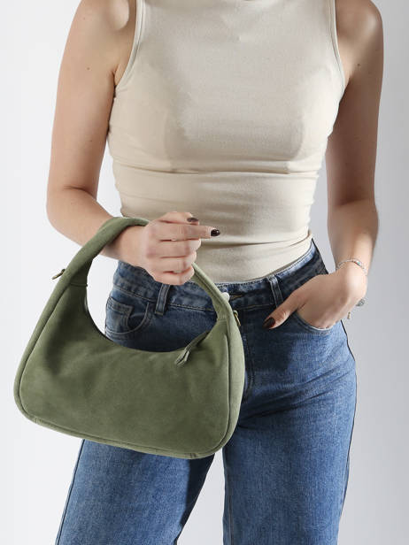 Sac Ã  Main Velvet Cuir Milano Vert velvet VE24114 vue secondaire 1