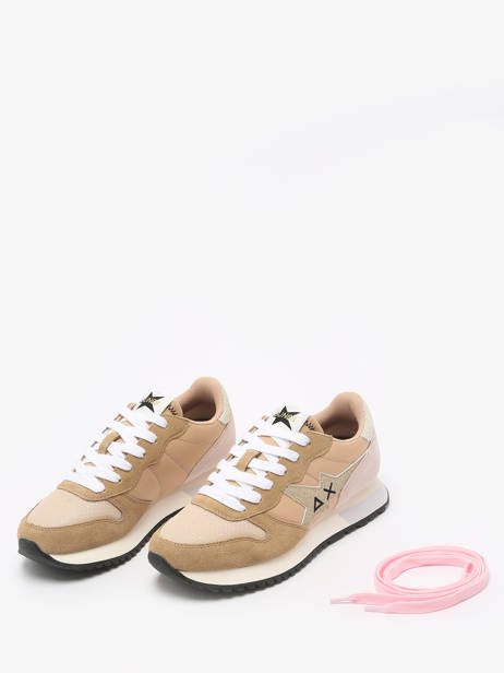 Sneakers Stargirl Glitter Sun68 Beige women Z35212 vue secondaire 2