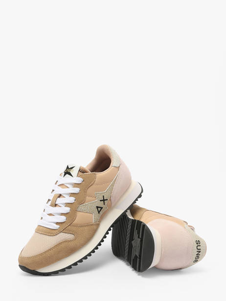 Sneakers Stargirl Glitter Sun68 Beige women Z35212 vue secondaire 3