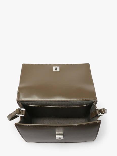 Sac BandouliÃ¨re Ck Linn Polyester RecyclÃ© Calvin klein jeans Marron ck linn K613162 vue secondaire 3