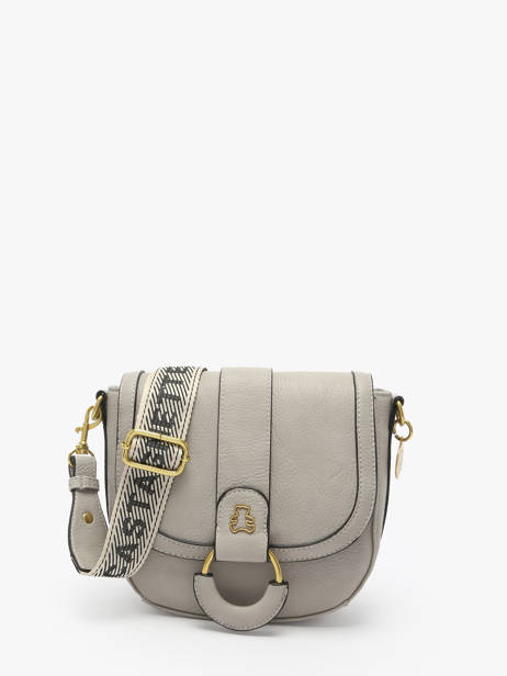 Sac Bandoulière Anneau Lulu castagnette Gris anneau YSEE
