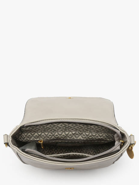 Sac Bandoulière Anneau Lulu castagnette Gris anneau YSEE vue secondaire 3