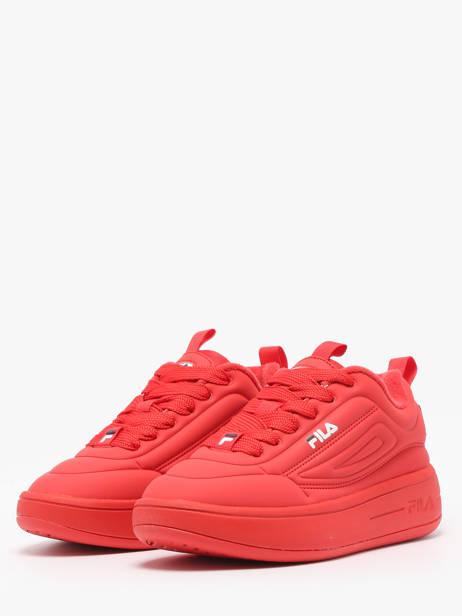 Sneakers Super Bubble Fila Rouge women FFW0536 vue secondaire 2