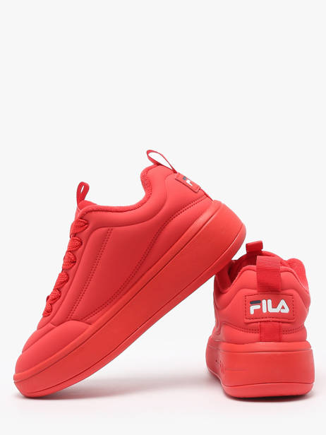 Sneakers Super Bubble Fila Rouge women FFW0536 vue secondaire 3