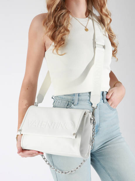 Sac Bandoulière Syria Re Valentino Blanc syria re VBS8YH09 vue secondaire 1