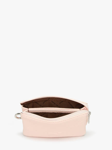 Porte-monnaie 2 Compartiments Cuir Nathan baume Rose original n 302N vue secondaire 1