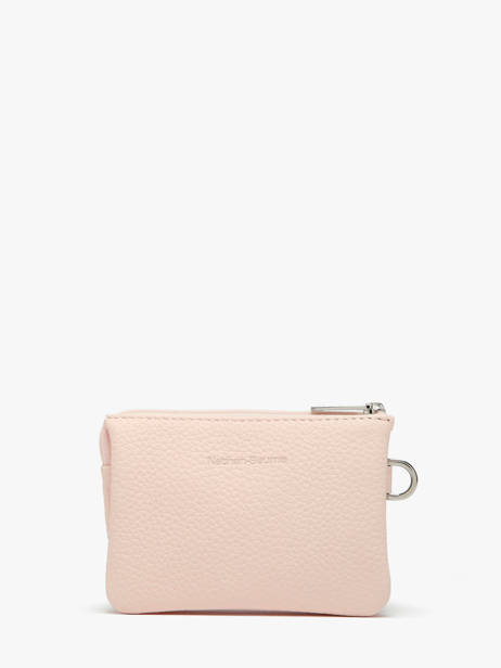 Porte-monnaie 2 Compartiments Cuir Nathan baume Rose original n 302N vue secondaire 2