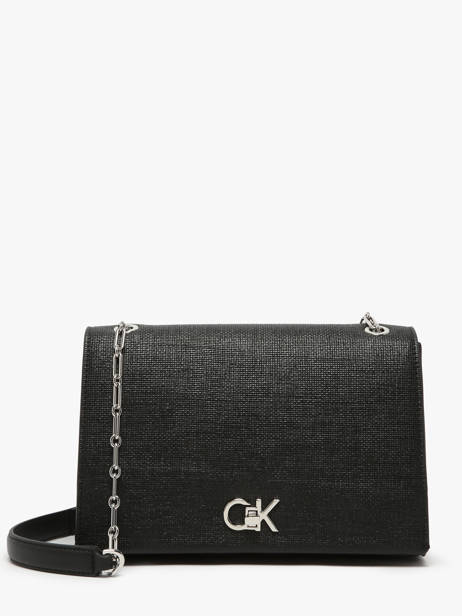 Sac BandouliÃ¨re Ck Chain Calvin klein jeans Noir ck chain K613177