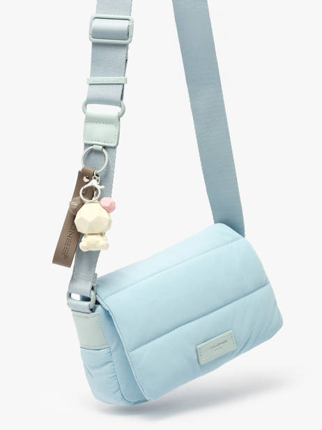 Sac Bandoulière Plum Polyester David jones Bleu plum CM7476 vue secondaire 2