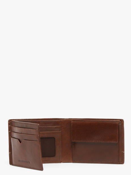 Portefeuille Porte-monnaie Cuir Maverick Marron rough gear MAVRG003 vue secondaire 1