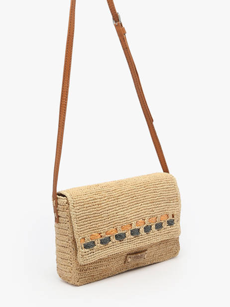 Sac Bandoulière L'atelier Du Crochet Raphia Le voyage en panier Beige l'atelier du crochet AM803 vue secondaire 2