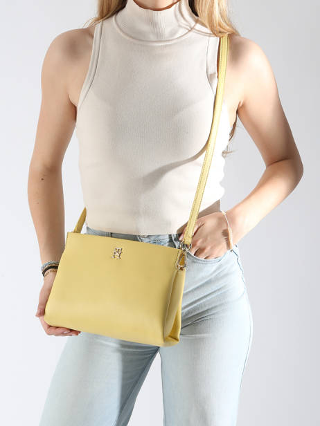 Sac Bandoulière Th Legacy Polyester Recyclé Tommy hilfiger Jaune th legacy AW17225 vue secondaire 1
