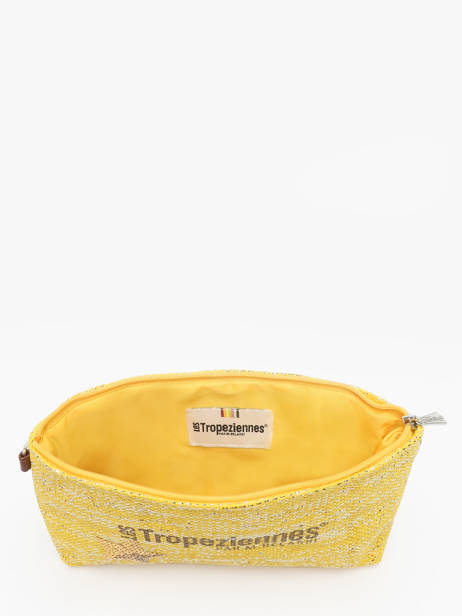 Sac Bandoulière Panama Papier Les tropeziennes Jaune panama TZ02 vue secondaire 2