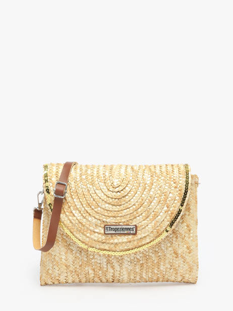Sac BandouliÃ¨re Milos Paille Les tropeziennes Beige milos TZ03