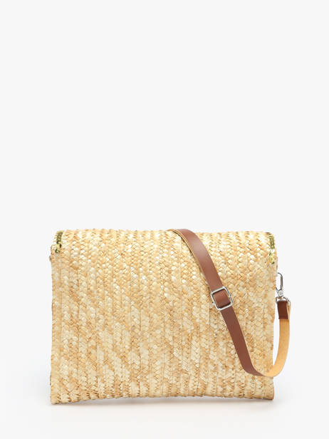 Sac BandouliÃ¨re Milos Paille Les tropeziennes Beige milos TZ03 vue secondaire 4