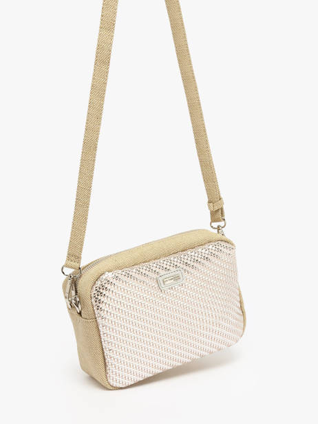 Sac BandouliÃ¨re Moana Les tropeziennes Argent moana TZ04 vue secondaire 2