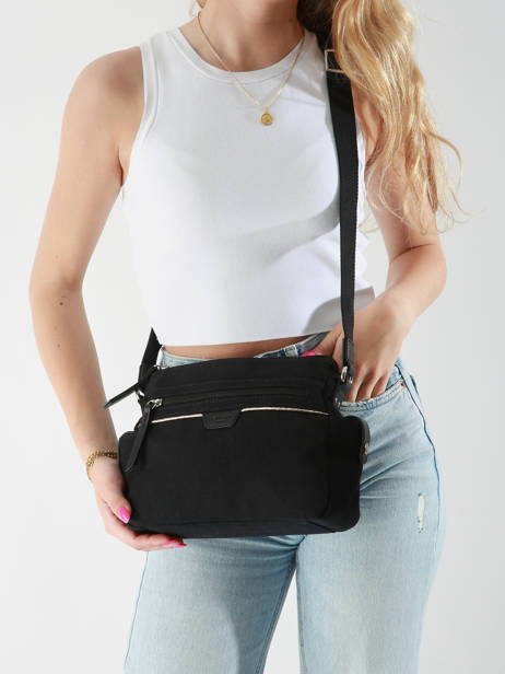 Sac BandouliÃ¨re Kaya Hexagona Noir kaya 5920187 vue secondaire 1