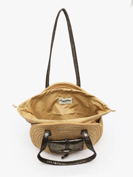 Sac Porté épaule Dario Coton Les tropeziennes Beige dario TZ01 vue secondaire 3