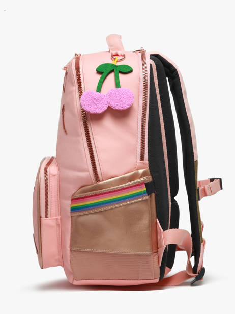 Sac Ã  Dos Bobby 1 Compartiment Jeune premier Rose daydream girls G vue secondaire 2