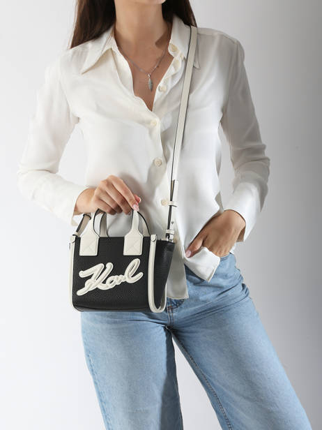 Sac BandouliÃ¨re K Skuare Polyurethane Karl lagerfeld Noir k skuare A3W30028 vue secondaire 1