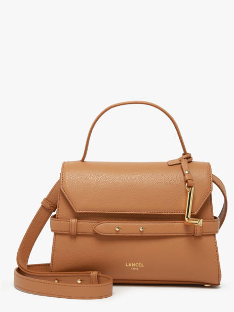 Sac Bandoulière Faubourg Cuir Lancel Marron faubourg A13948
