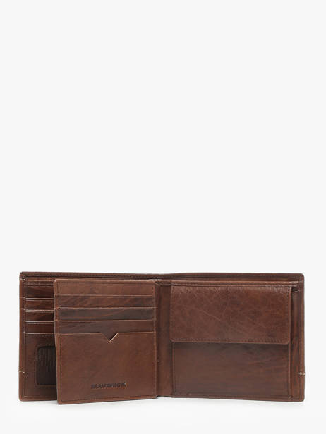 Portefeuille Porte-cartes Rough Gear Cuir Maverick Marron rough gear MAVRG005 vue secondaire 2