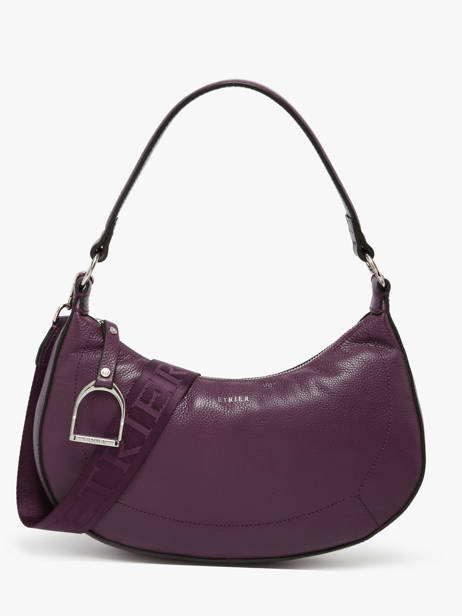 Sac Porté épaule M Altesse Cuir Etrier Violet altesse EALT017M