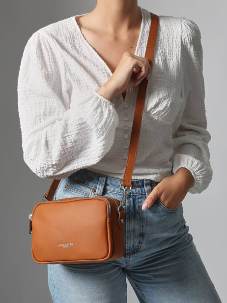 Sac Bandoulière Donna Ama Cuir Lancaster Beige donna ama 68 vue secondaire 1