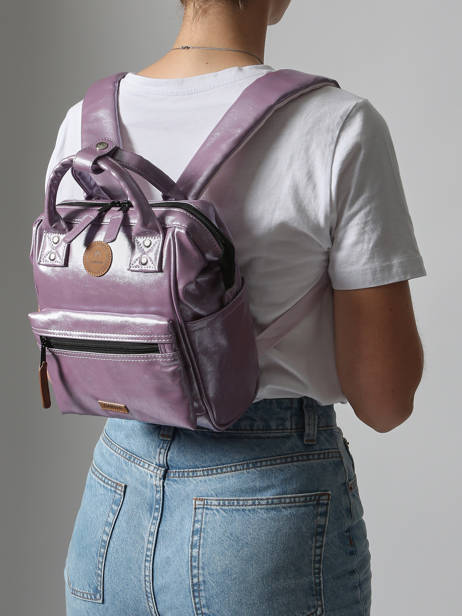 Sac à Dos 1 Compartiment Cabaia Violet adventurer XS vue secondaire 1
