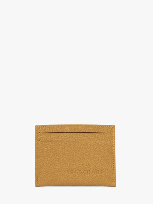 Longchamp Le foulonné Porte billets/cartes Jaune