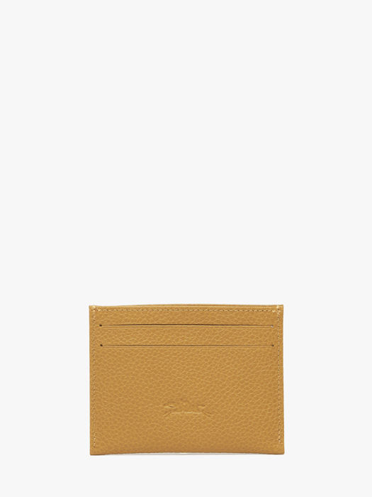 Longchamp Le foulonné Porte billets/cartes Jaune