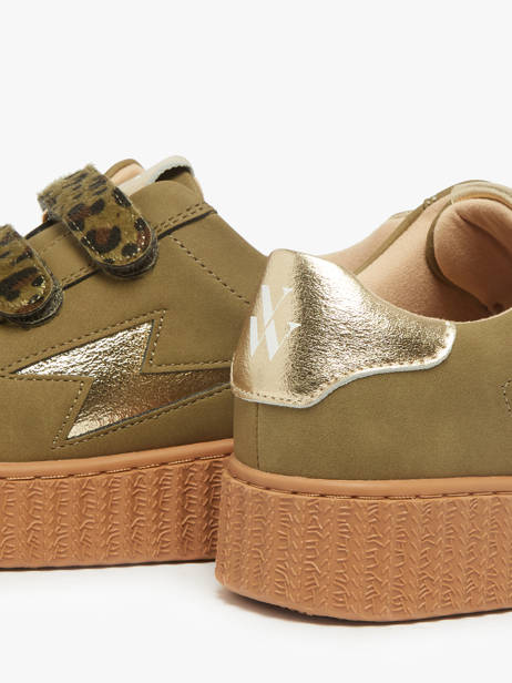 Sneakers Aby Vanessa wu Vert women BK2714NR vue secondaire 2