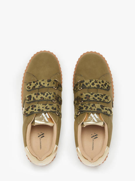 Sneakers Aby Vanessa wu Vert women BK2714NR vue secondaire 3