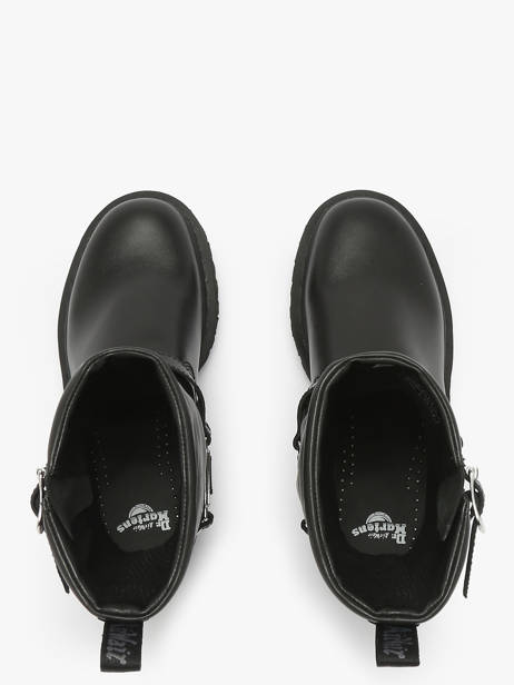 Bottes Anistone En Cuir Dr martens Noir women 32199001 vue secondaire 3