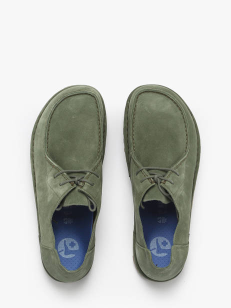 Chaussures Derbies En Cuir Birkenstock Vert men 1030109 vue secondaire 3