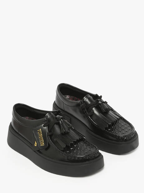 Chaussures Derbies Torview En Cuir Clarks Noir women 26184943 vue secondaire 1
