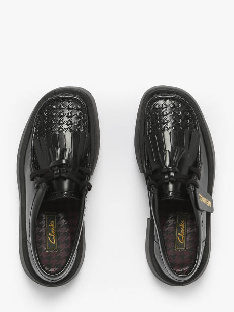 Chaussures Derbies Torview En Cuir Clarks Noir women 26184943 vue secondaire 3