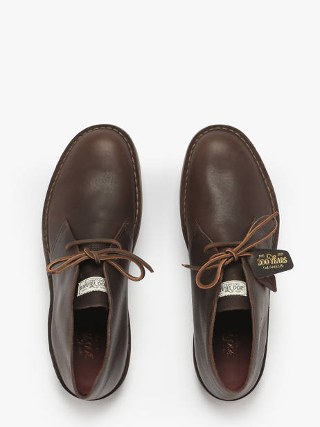 Bottines Desert En Cuir Clarks Marron men 26183363 vue secondaire 3