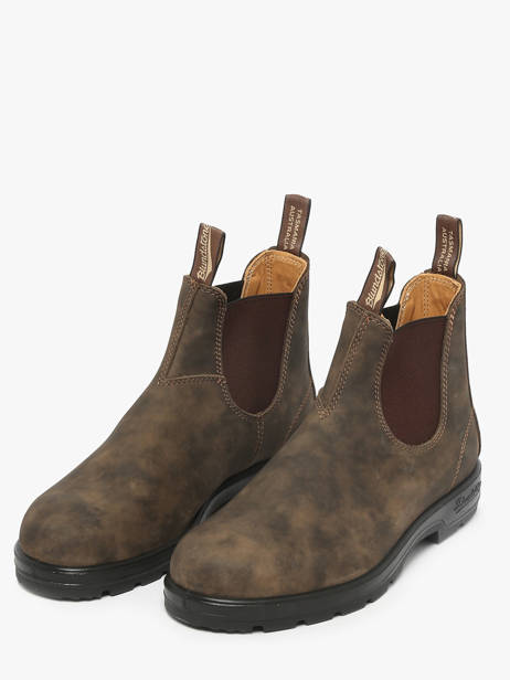 Chelsea Boots  En Cuir Blundstone Marron men 585 vue secondaire 1