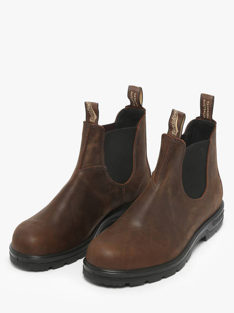 Chelsea Boots  En Cuir Blundstone Marron men 1609 vue secondaire 1