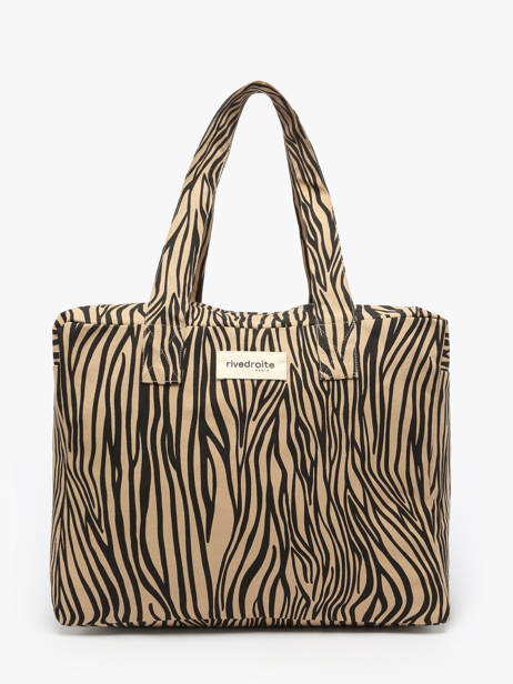 Le Sac Porté épaule A4 Célestins Coton Recyclé Rivedroite Beige wild tribe CELESWIL