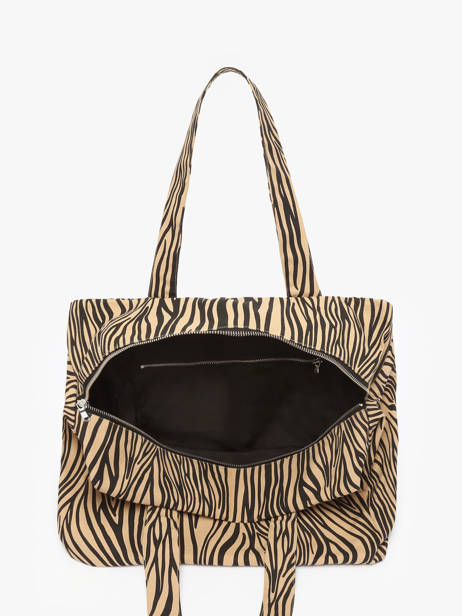 Le Sac Porté épaule A4 Célestins Coton Recyclé Rivedroite Beige wild tribe CELESWIL vue secondaire 2