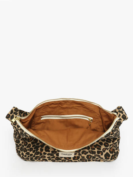 Le Sac Crossbody Mini Charlot Coton Recyclé Rivedroite Marron forever wild MCHARFOR vue secondaire 1